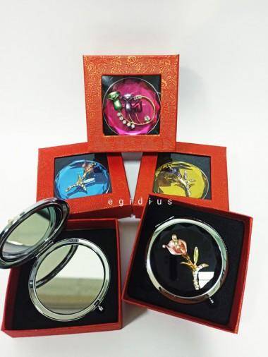 Зеркальце карманное &quot;цветы&quot; микс 273-303 — Egidius.ru