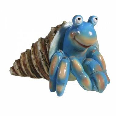 Фигура для дачи &quot;Рак отшельник&quot; (синий) L20W25H15 81-6781 — Egidius.ru