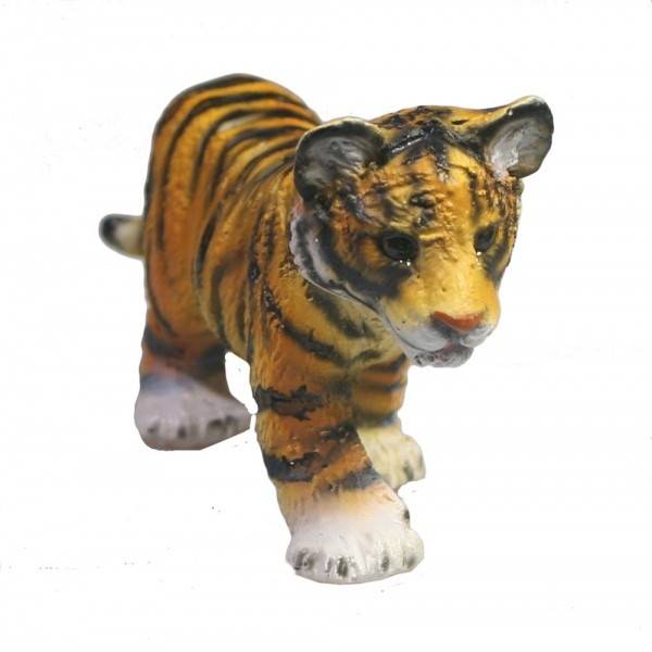 Фигура декоративная "Тигрёнок" (рыжий) L2W7H3,5 81-3075 фото 1 &mdash; Egidius.ru