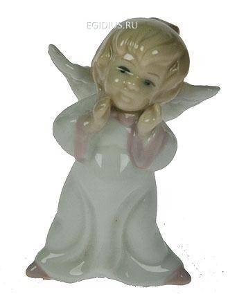 Статуэтка Ангелочек, фарфор 8см 113-080 фото 1 — Egidius.ru