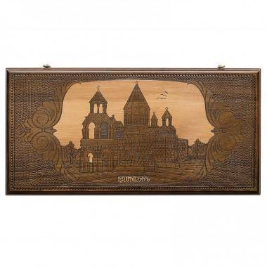 Настольная игра: Нарды резные &quot;Эчмиадзин&quot; 60, Ohanyan 4-2-004 — Egidius.ru