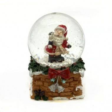 Санта в шаре, 4вида, 45мм 5*5*7см 3-1-230 — Egidius.ru