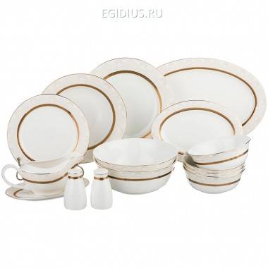Столовый сервиз &quot;сантини&quot; на 12 персон 48 пр  322-095 — Egidius.ru