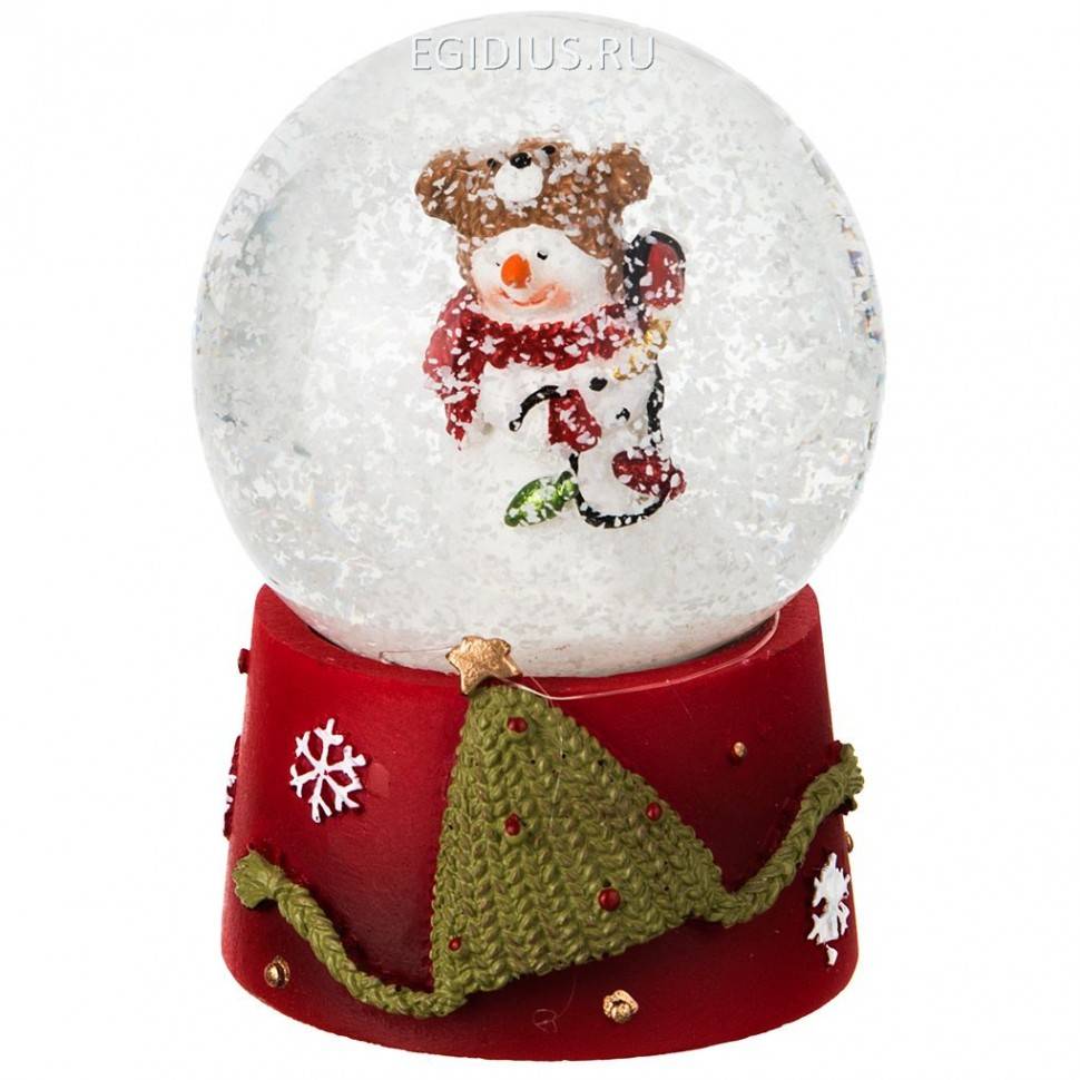 Фигурка "новогодний шар" 4,5*4,5*6,5 см. 323-024 фото 1 &mdash; Egidius.ru