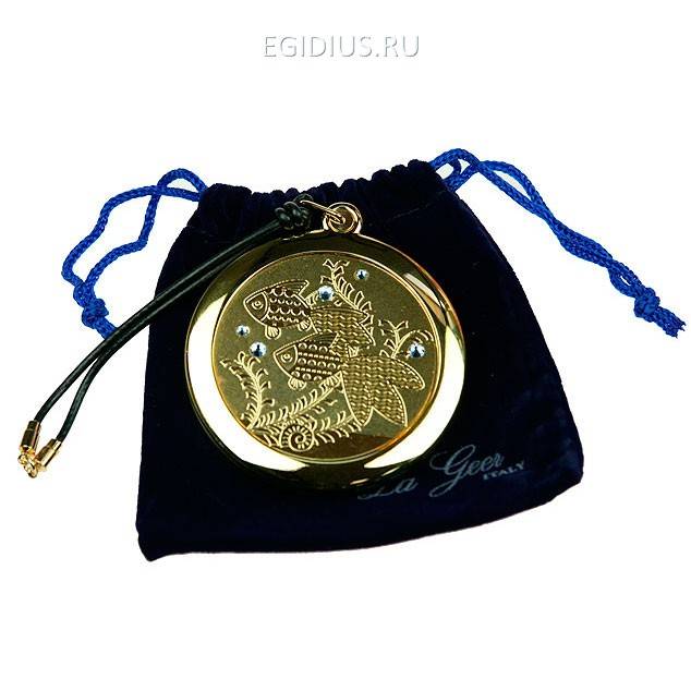 Зеркальце со стразами "LA GEER"  105-315 фото 1 — Egidius.ru