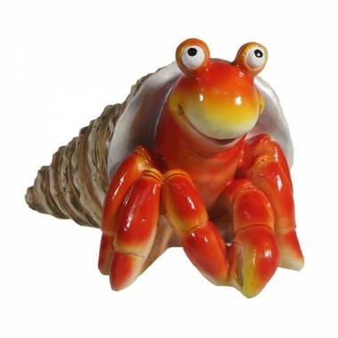 Фигура для дачи &quot;Рак отшельник&quot; (красный) L20W25H15 81-6782 — Egidius.ru