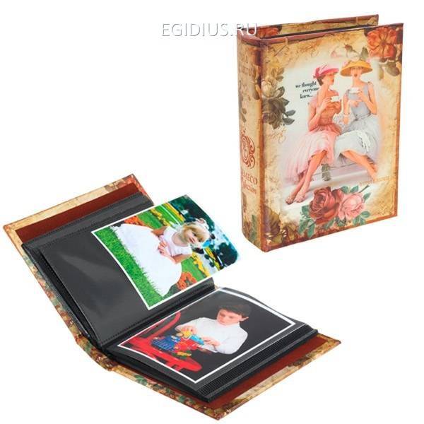 Фотоальбом на 80 фотографий, (10х15 см) (шелк), L18 W14 H5 см 81-0113 фото 1 — Egidius.ru