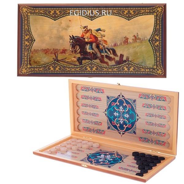 Нарды средние Гусарские 500х250х35см 81-5312 фото 1 &mdash; Egidius.ru