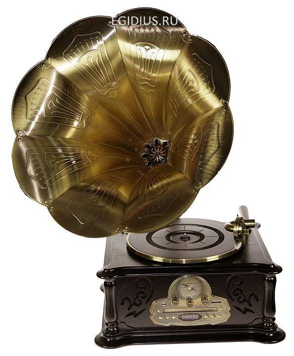 Музыкальный центр-ретро Граммофон 100-303 фото 1 — Egidius.ru