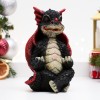 Фигура декоративная "Дракончик медитирует" (черный) 12,5*9,5*8см 81-3222 фото 1 — Egidius.ru