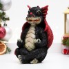Фигура декоративная "Дракончик медитирует" (черный) 12,5*9,5*8см 81-3222 фото 2 — Egidius.ru
