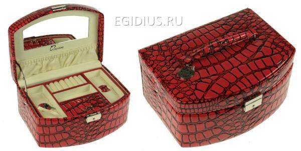 Шкатулка для ювелирных украшений Calvani 23*17*11см 110-616 фото 1 — Egidius.ru