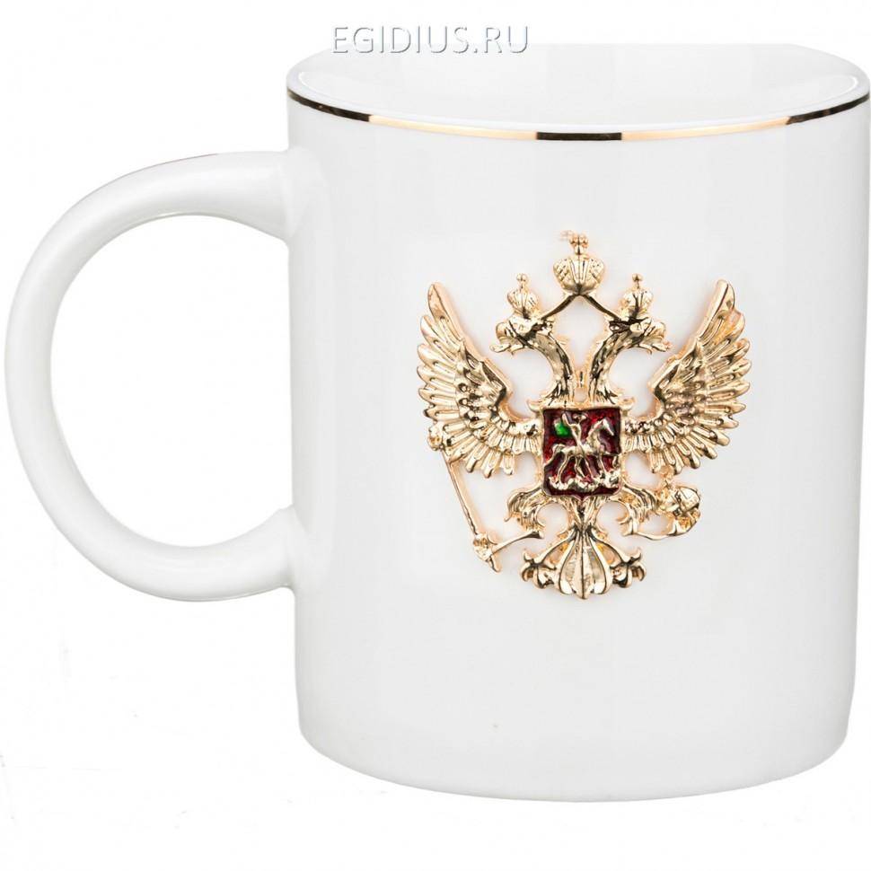 Кружка "герб" 350 мл.  324-346 фото 1 — Egidius.ru