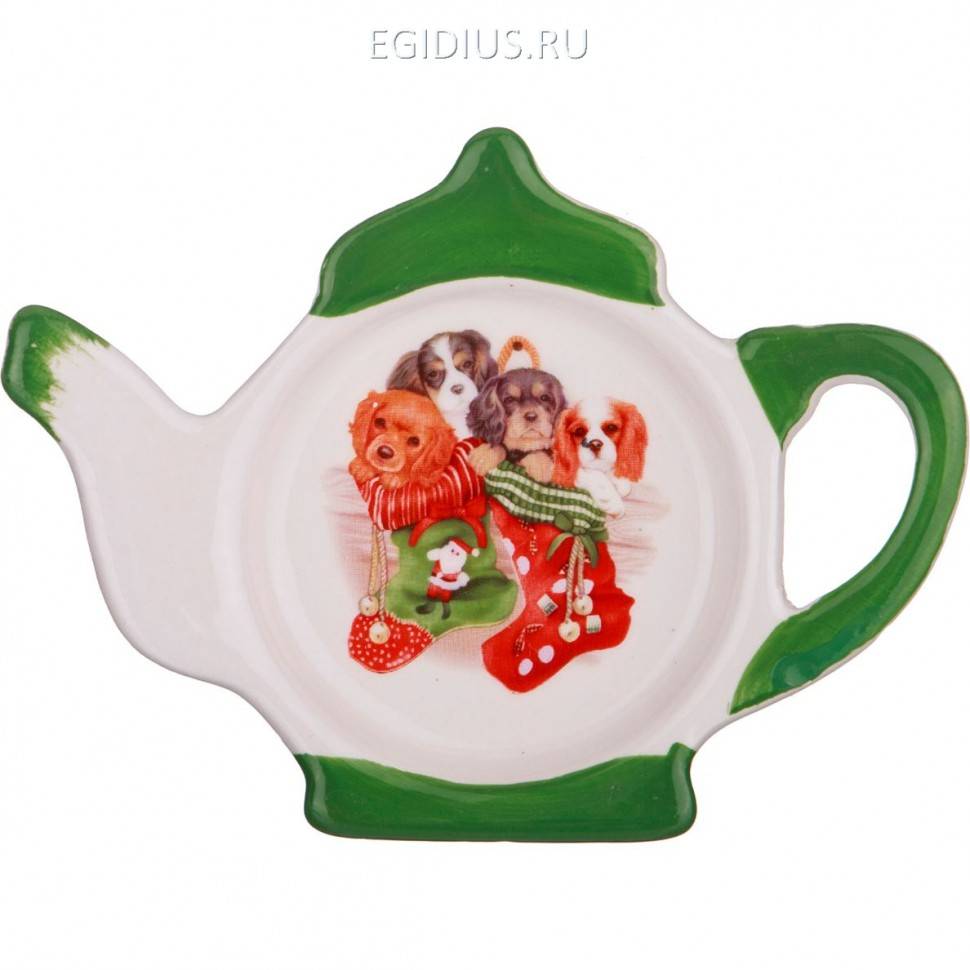 Подставка под чайные пакетики "кокер-спаниэли" 13*9*2 см.  332-737 фото 1 &mdash; Egidius.ru