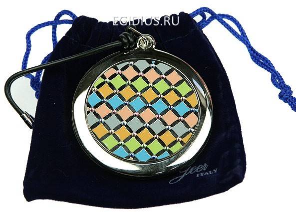 Зеркальце со стразами "LA GEER"  105-316 фото 1 — Egidius.ru