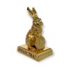 Фигурка кролик Swarovski с монеткой, и пожеланием 4 вида 4*2,5*4см, символ года 2023, кролик/кот 3-2-159 фото 1 — Egidius.ru