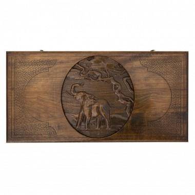 Настольная игра: Нарды резные &quot;Слон&quot;, Ustyan, шт 4-2-094 — Egidius.ru