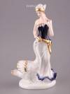 Статуэтка "дама с гусем" высота=27 см 320-336 фото 1 &mdash; Egidius.ru