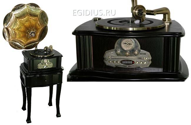 Музыкальный центр-ретро c подстав.  100-304 фото 1 — Egidius.ru
