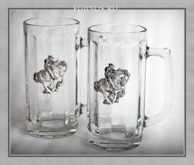 Набор пивных кружек 55109 &quot;Ковбой&quot;  300мл.  72-0060 — Egidius.ru