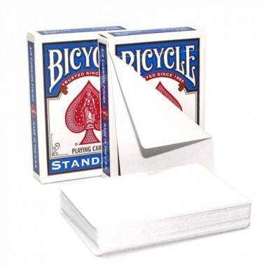 Карты &quot;Bicycle Blank Card Both Sides&quot;, синяя рубашка 4-6-045 — Egidius.ru
