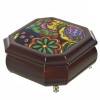 Шкатулка декоративная (для ювелирных украшений) "Цветочная поляна" 15*15*8см. 405-320 фото 1 — Egidius.ru