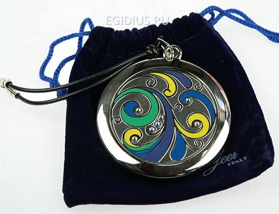 Зеркальце со стразами "LA GEER"  105-317 фото 1 — Egidius.ru