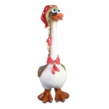 Фигура для сада &quot;Гусыня с косичками&quot; 81-6886 — Egidius.ru