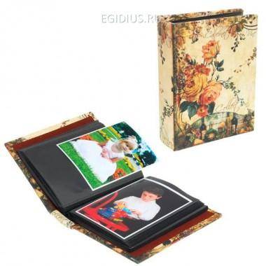 Фотоальбом на 80 фотографий (холст), 10х15 см, L18 W14 H5 см 81-0115 — Egidius.ru