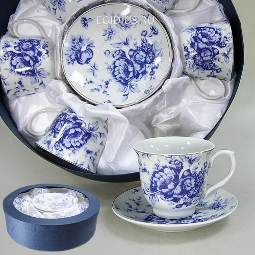 Набор чайный 12 пр. синева 220 мл под.уп. 900-357 фото 1 &mdash; Egidius.ru