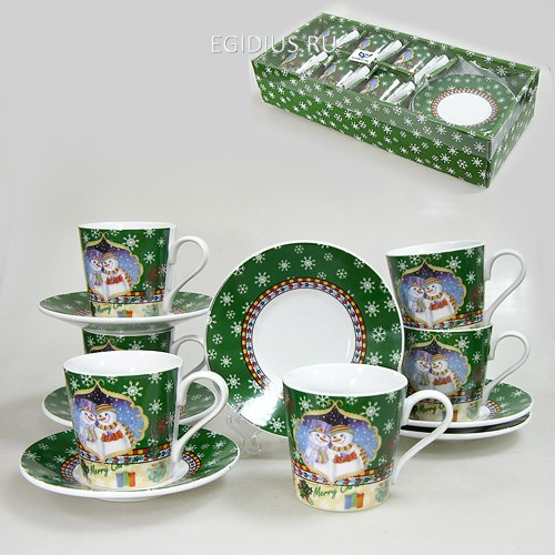 Набор чайный 12 пр. зимняя сказка 200 мл под.уп. 900-416 фото 1 &mdash; Egidius.ru
