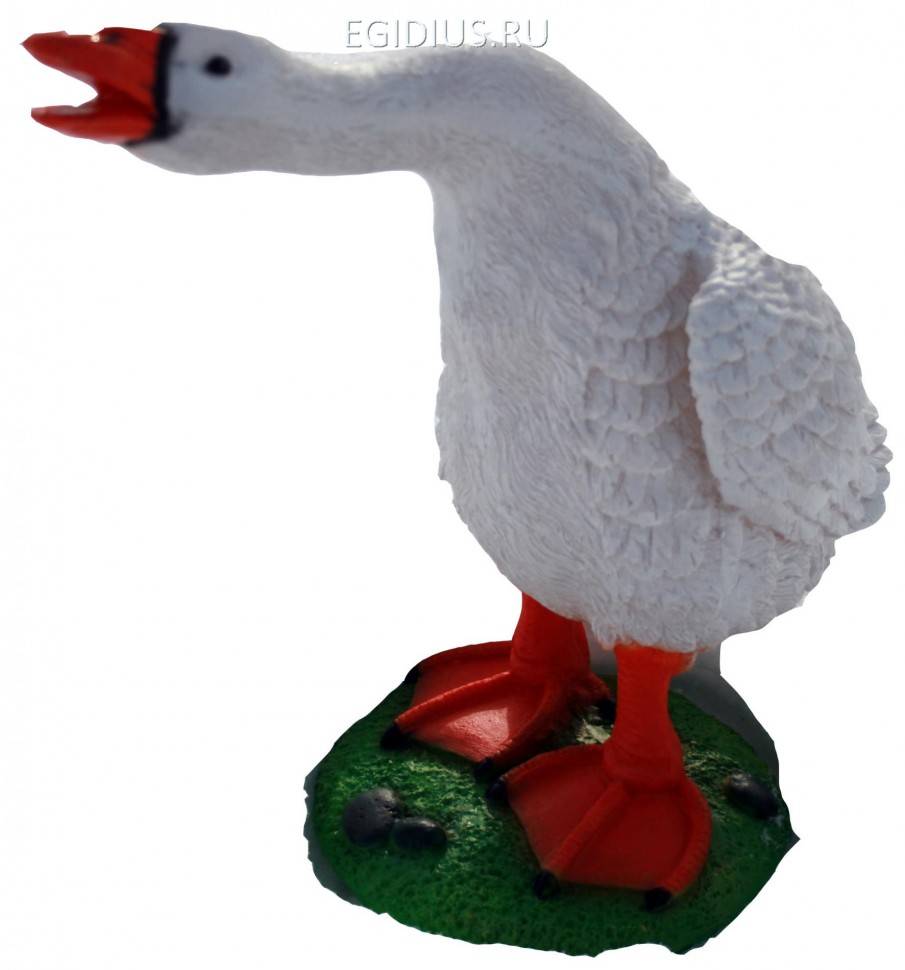 Садовая фигура: Гусь шипящий 40x21x38 см 50-0135 фото 1 &mdash; Egidius.ru