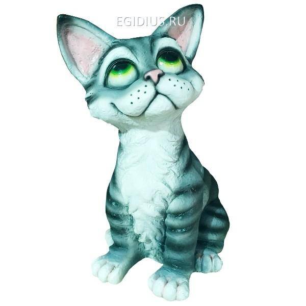 Фигура для сада Кот L23W27H42см) 81-6370 фото 1 — Egidius.ru
