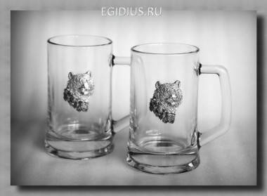 Набор пивных кружек 55109 &quot;Тигр&quot;  300мл.  72-0061 — Egidius.ru