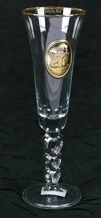 Подарочный набор для шампанского Свадебный 105-703 фото 1 &mdash; Egidius.ru