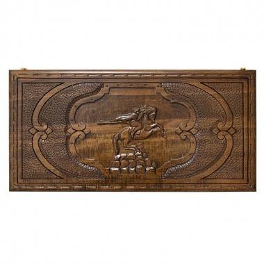 Настольная игра: Нарды резные &quot;Всадник&quot;, Mirzoyan 4-2-143 — Egidius.ru