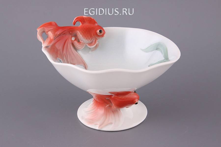 Конфетница "золотая рыбка" 311-610 фото 1 — Egidius.ru