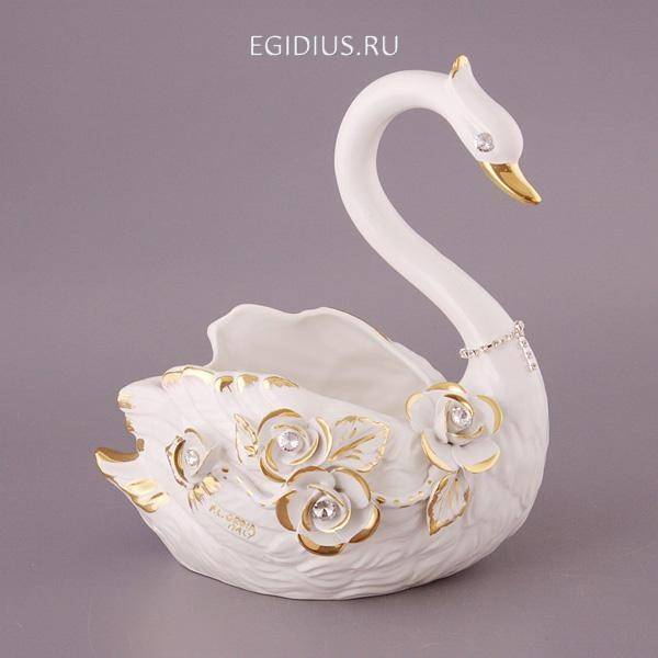 Статуэтка "лебедь" высота=28 см. 320-751 фото 1 &mdash; Egidius.ru