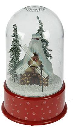 Новогодняя музык. композиция со снегом Снежный Домик 23*36см 150-536 фото 1 &mdash; Egidius.ru