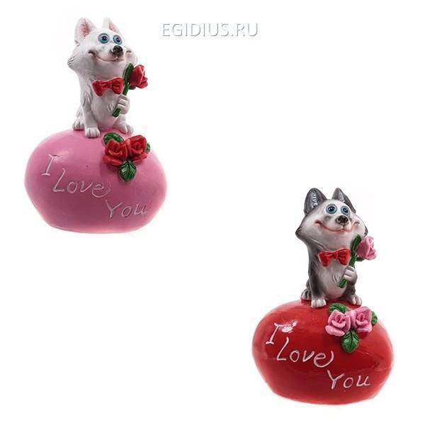 Копилка Собака, 7.3x6.3x10см, 2в. Символ 2018 года 82-0237 фото 1 — Egidius.ru