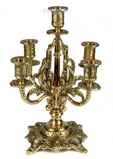 Канделябр каминный на 5 свечей 100-203 — Egidius.ru