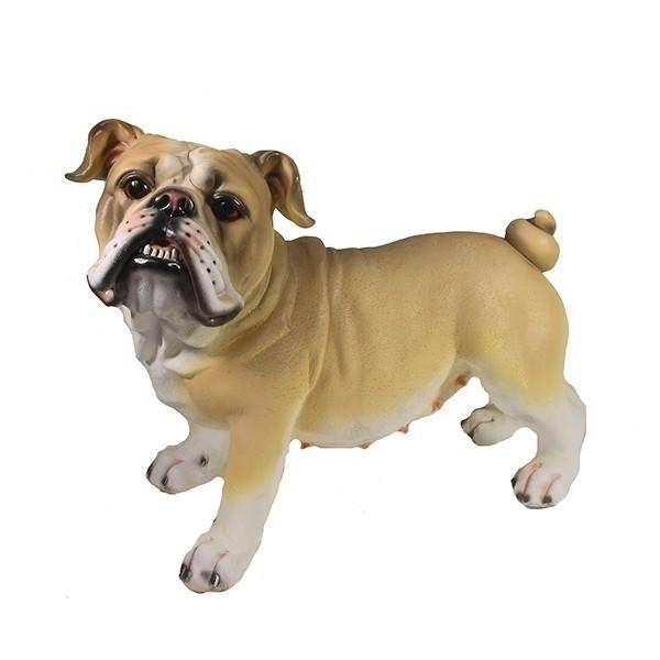 Фигура садовая "Английский бульдог" L30 W18 H28 см 81-6709 фото 1 &mdash; Egidius.ru