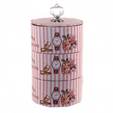 Шкатулка, 9,5х9,5х15,5см, (б/инд.уп) 81-4613 — Egidius.ru