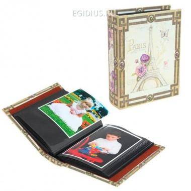 Фотоальбом на 80 фотографий (холст), 10х15 см, L18 W14 H5 см 81-0116 — Egidius.ru