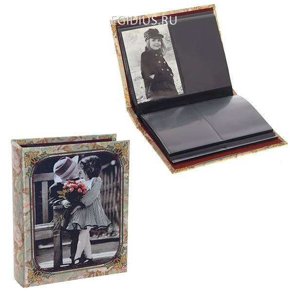 Фотоальбом (10х15 см,200 фото, 50 листов, 4 фото на листе), 23,5х19х6 см, 81-0183 фото 1 — Egidius.ru