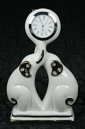 Часы &quot;Слоны&quot;, фарфор 16*7*24см  113-057 — Egidius.ru