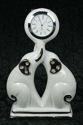 Часы "Слоны", фарфор 16*7*24см  113-057 фото 1 — Egidius.ru