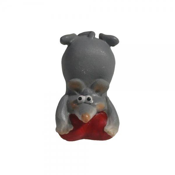 Фигура декоративная Влюбленная крыса L3,5 W3 H3,5 см 82-0923 фото 1 &mdash; Egidius.ru