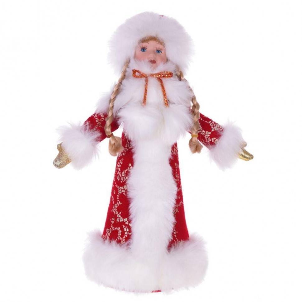 Снегурочка с ёмкостью для конфет, L17 W17 H38см 84-0183 фото 1 — Egidius.ru