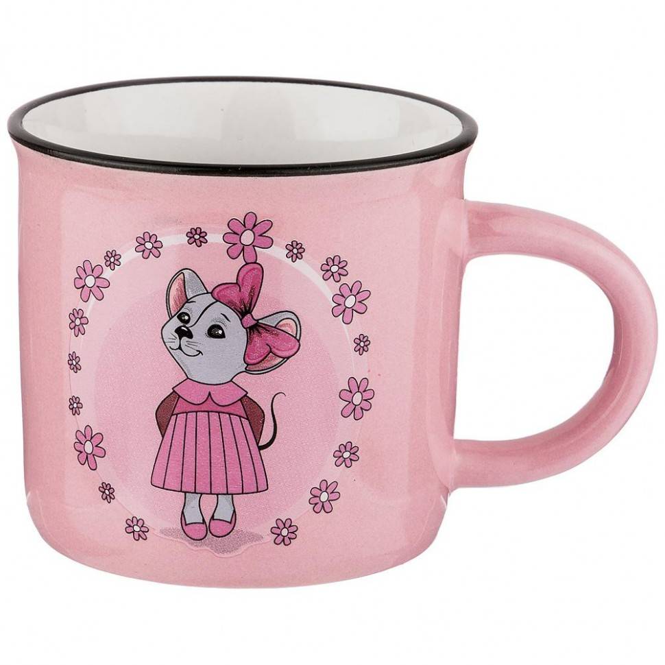 Кружка коллекция "милые мышки" 180 мл 7,5*6,8 см 332-888 фото 1 — Egidius.ru
